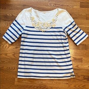 J. Crew Cream Knit Top